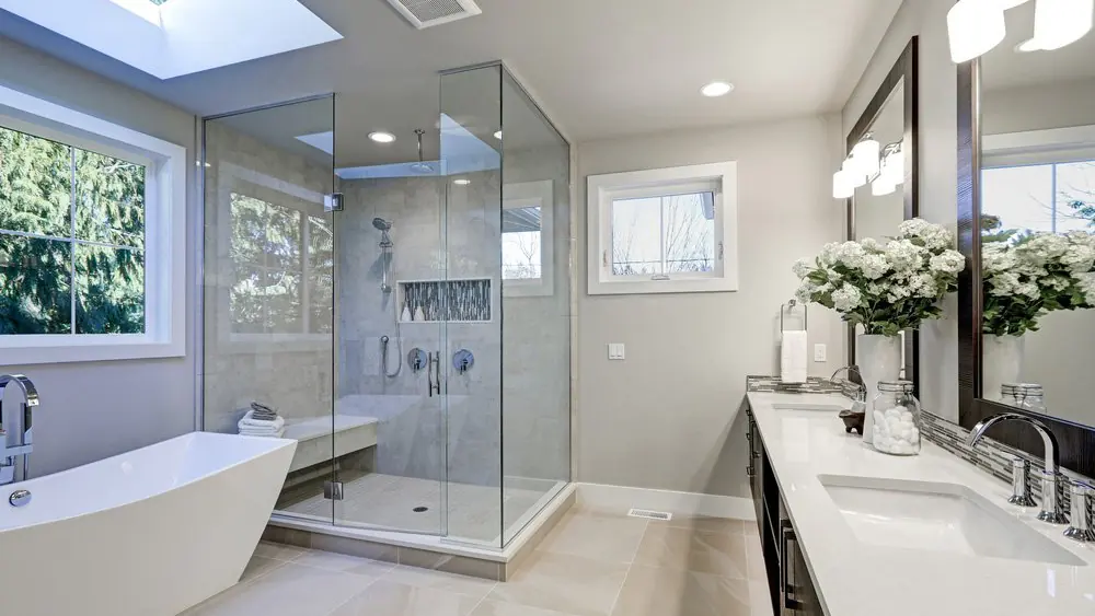 Vanity and door swing measured against real dimensions, the check behind sensible bathroom layout clearances Vanity and door swing measured against real dimensions, the check behind sensible bathroom layout clearances