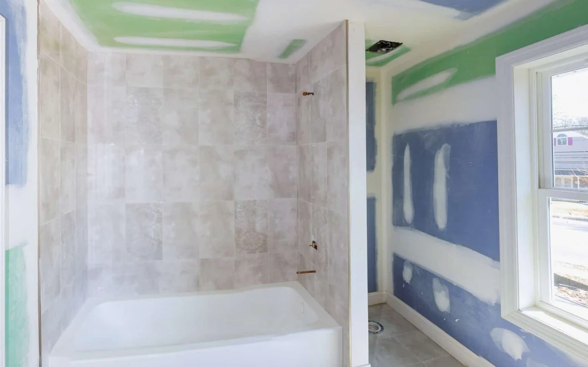 Bathroom substrate prepared before waterproofing, the stage where bathroom waterproofing planning is proven Bathroom substrate prepared before waterproofing, the stage where bathroom waterproofing planning is proven
