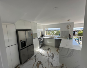 This is what their kitchen looked like when we handed it over to them after they completed the renovation.